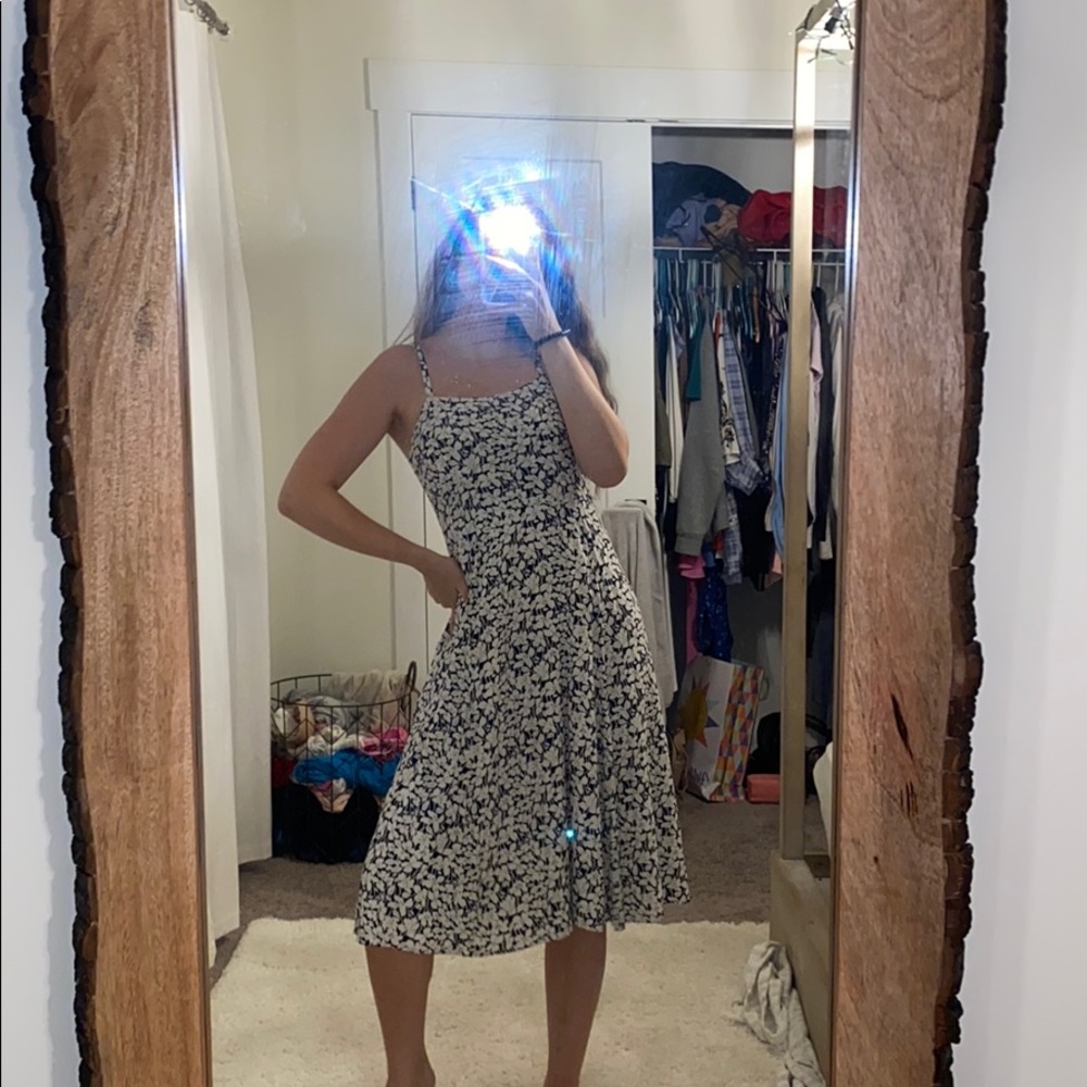 Flowy floral gap dress